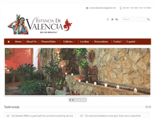 Tablet Screenshot of estanciadevalencia.com